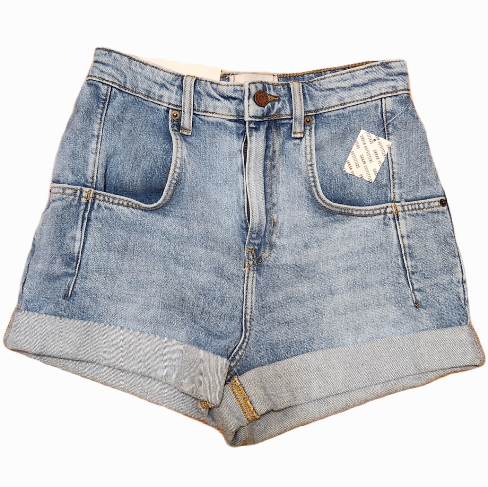 NWT BDG High-Rise Stretch Roll Hem Shorts Size 26